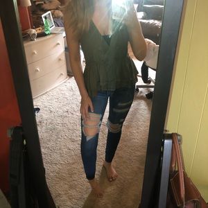 BUTT FLATTERING!!! American Eagle Jeans